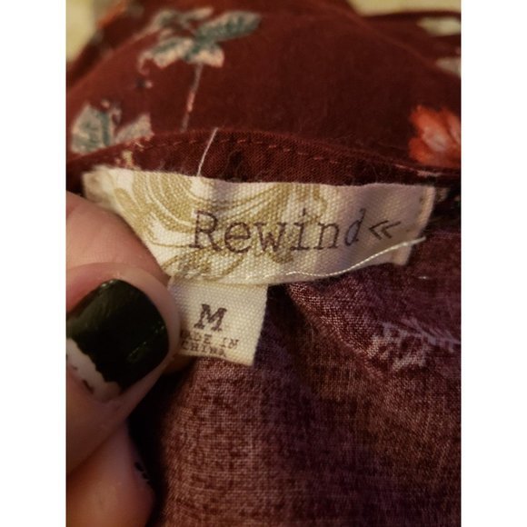 Retro 90s Style Floral Micro Mini Dress - Picture 4 of 4